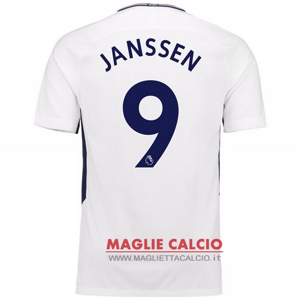 nuova maglietta tottenham hotspur 2017-2018 janssen 9 Prima